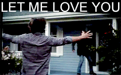 Jared chasing Jensen (gag reel) gif