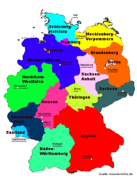 Deutschland Bundesland