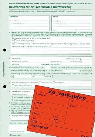 Kaufvertrag Anhänger Zum Ausdrucken - Muster Kaufvertrag Auto Privat