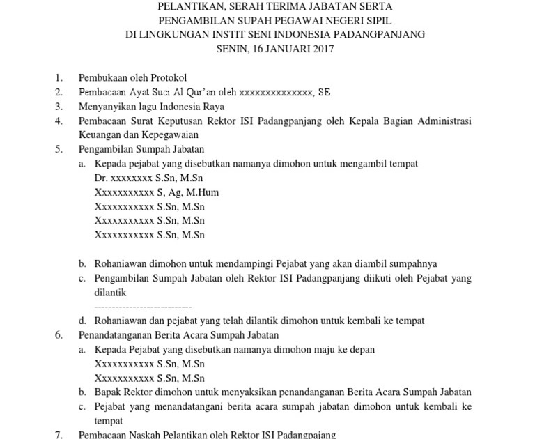 Rundown Acara Panti Asuhan