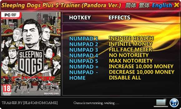 Sleeping Dogs Definitive Edition Trainer