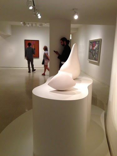 Museum guard, at the Guggenheim