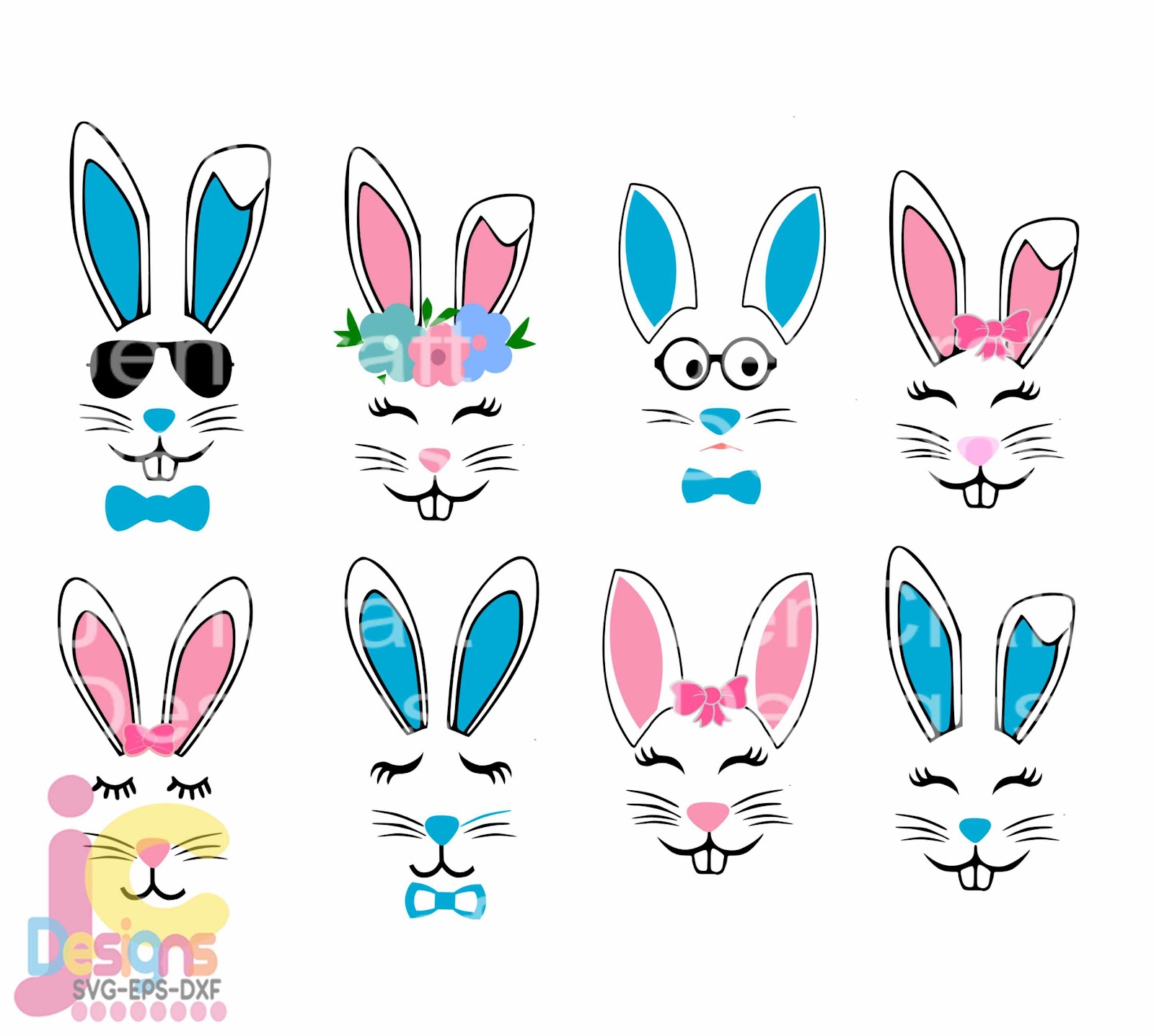Download Free 12476+ SVG Simple Bunny Face Svg File for Silhouette