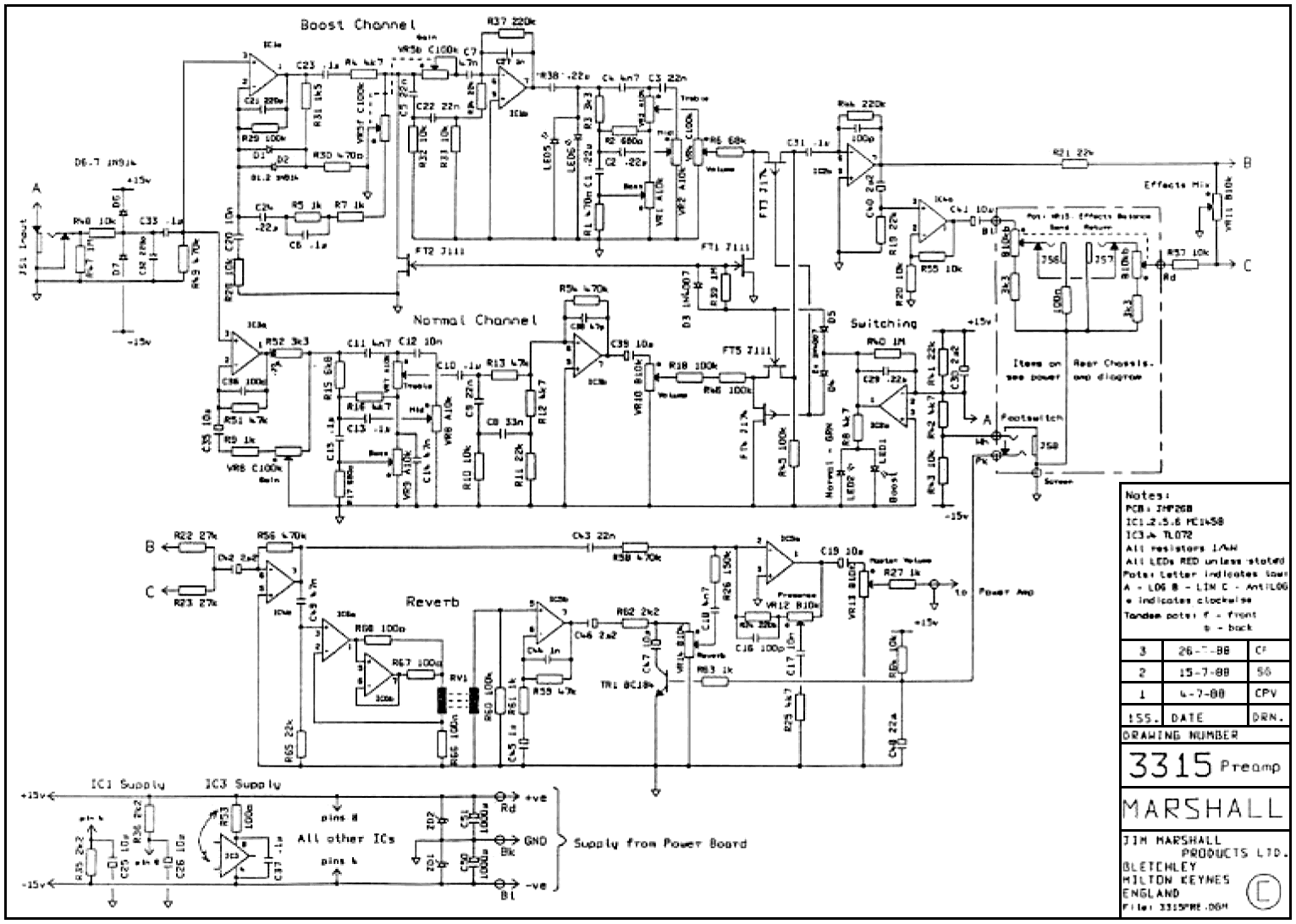 Marshall Mg100Hdfx Diagram Schematic - diagram wiring power amp