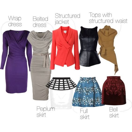 clothes for rectangle shape