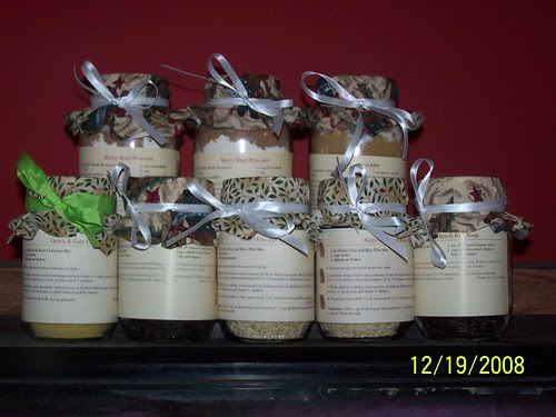 Jar cookie mixes