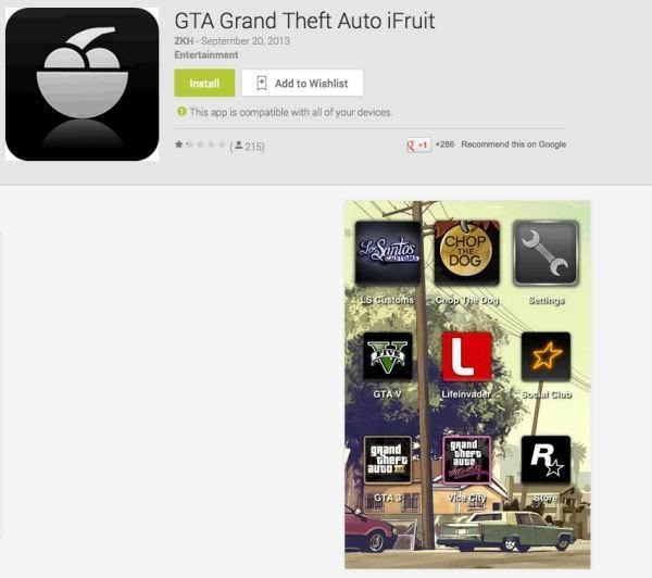 MoTor Lengkap: Download Grand Theft Auto Ifruit Apk