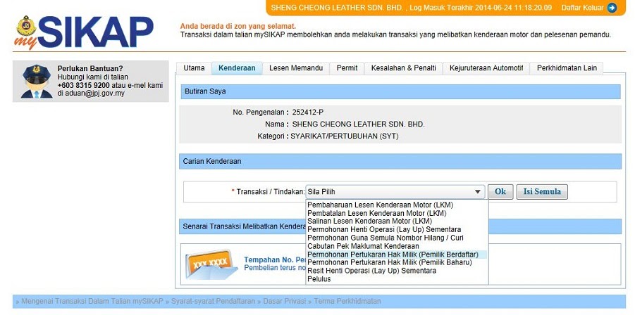 Contoh Surat Permohonan Pertukaran Hak Milik - Selangor r