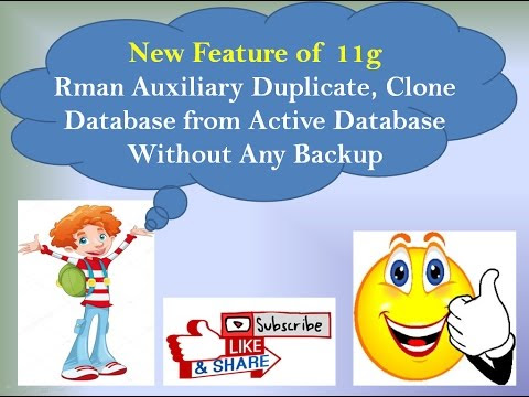 11g oracle duplicating feature database