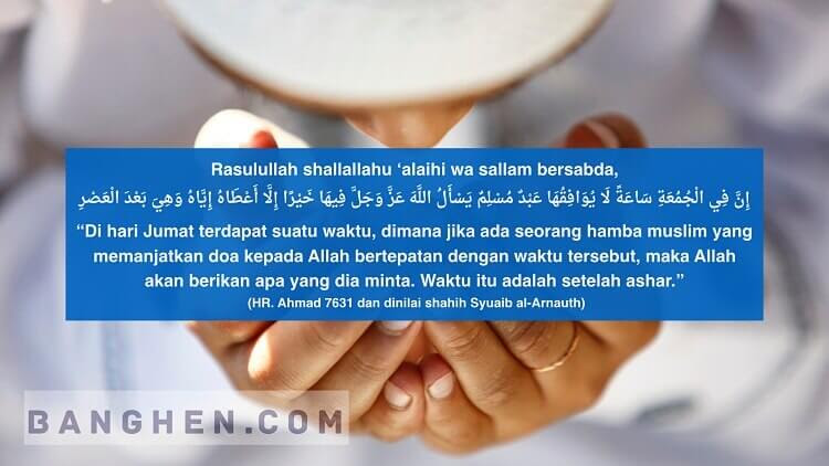 Doa Mustajab Hari Jumat Setelah Ashar - Kumpulan Doa