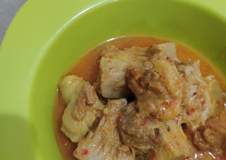 Cara Memasak Sayur Gori / Resep Masakan Rendang Babi Gori