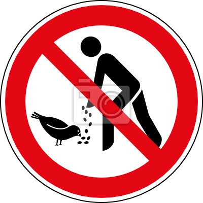 Füttern Verboten Schilder Zum Ausdrucken - Verbotsschilder Selbst