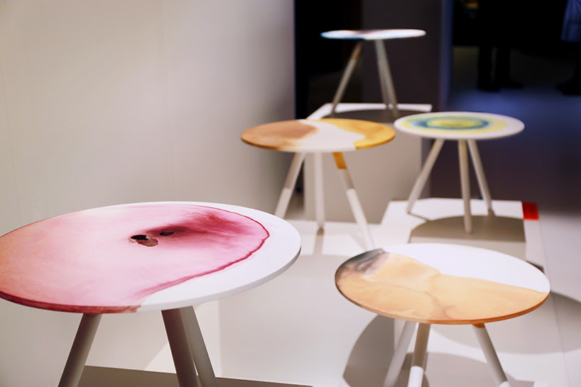 takt project dye it yourself plastic table collection TDW designboom takt project dye it yourself plastic table collection TDW designboom