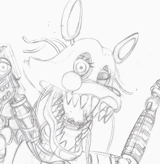 Featured image of post Mangle X Foxy Coloring Pages mangle x foxy manglefoxyx