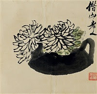 chrysanthemums by qi baishi