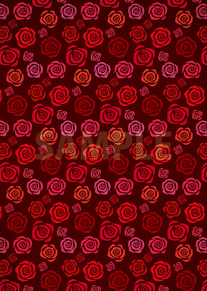綺麗なイラスト 薔薇 背景 青 ディズニー帝国