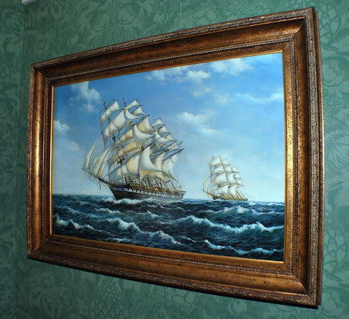 Ship Painting Hanging in the Callender Room