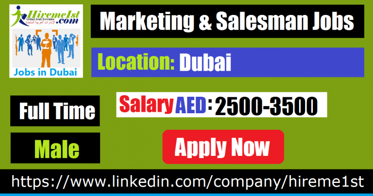 Dubai Marketing Executive Jobs