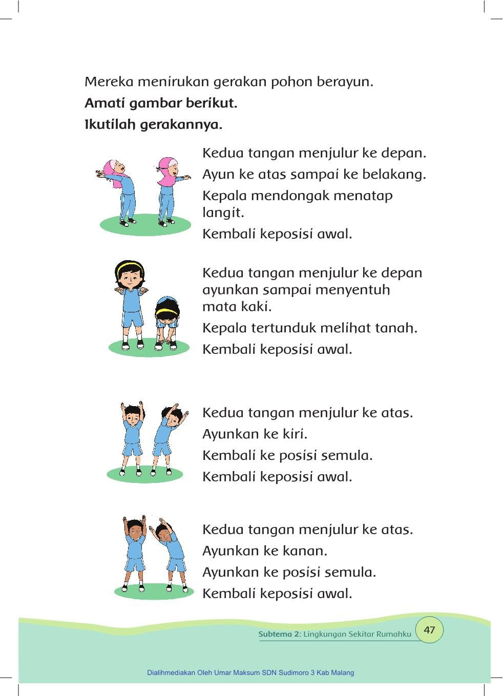 Gerakan Meniru Tanaman Yang Tertiup Angin Berbagi Tanam