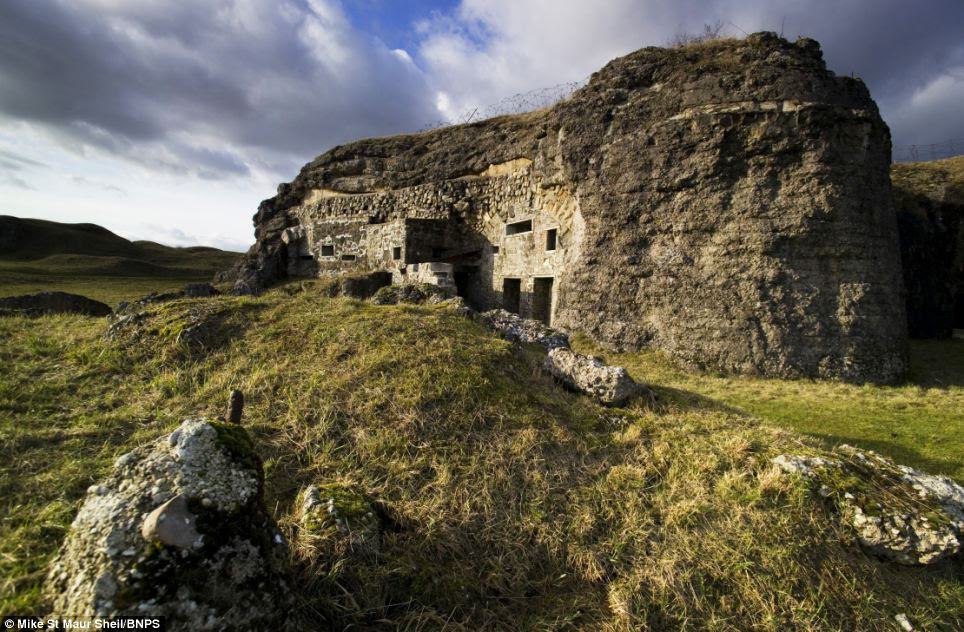 Haunting: The Fort de Douaument - a defence near Verdun, France which saw one million casualties in the Great War - from Mike St Maur Sheil's collection