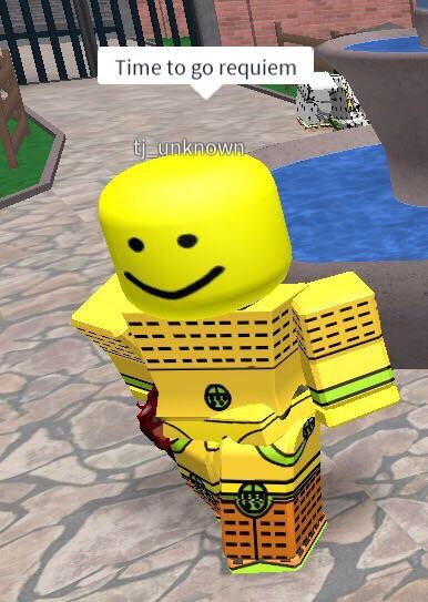 roblox jojo requiem gocommitdie