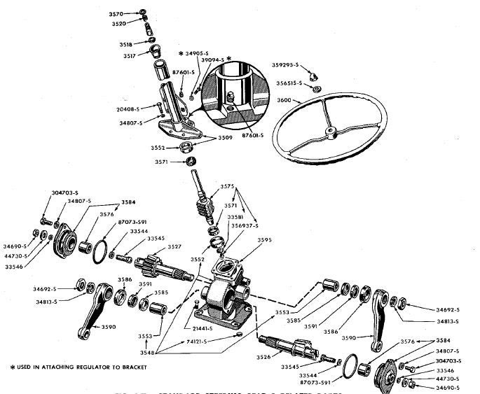 34 8n Ford Tractor Steering Gear Box Diagram