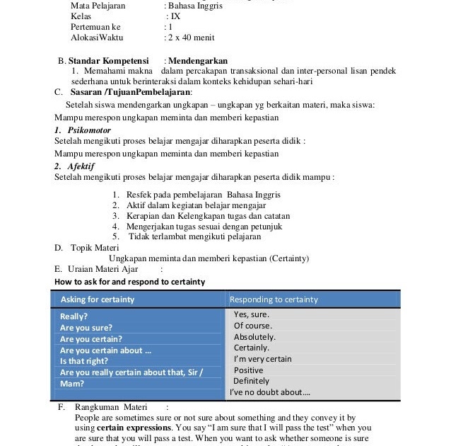 Materi Bahan Ajar Bahasa Inggris Smp Dunia Sosial