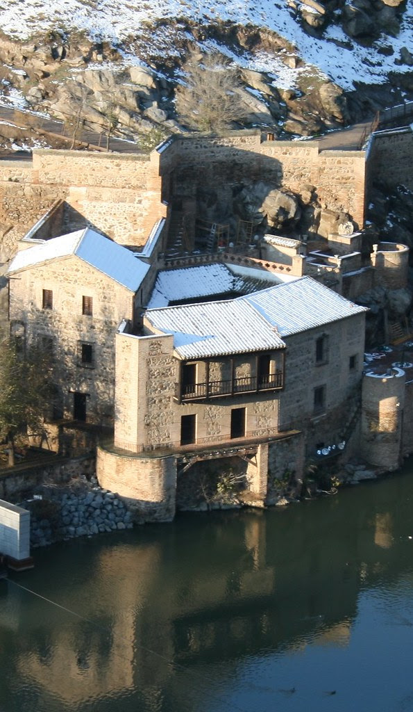 Casa del Diamantista de Toledo nevada el día 14 de diciembre de 2009