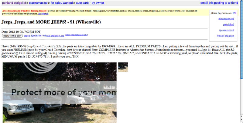 Portland Craigslist Auto Parts By Owner