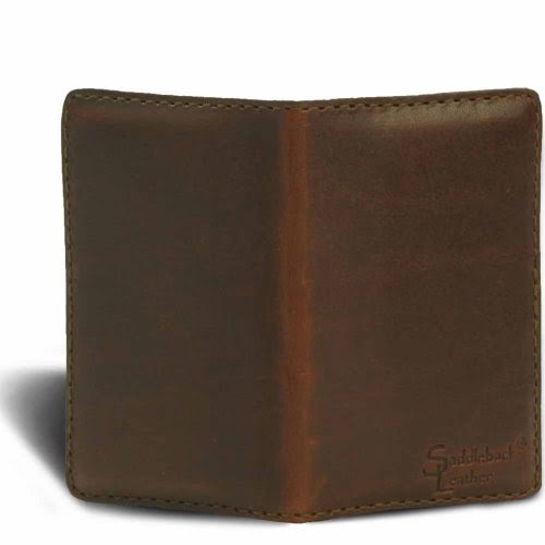 Saddleback Leather Wallet Business Card Holder Chestnut ~ Saddleback Leather Company