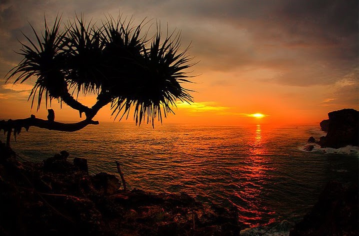 Pantai Jogja View Sunset - PANTAI INDAH