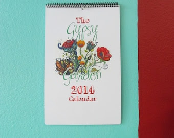 Popular items for 2014 wall calendar on Etsy