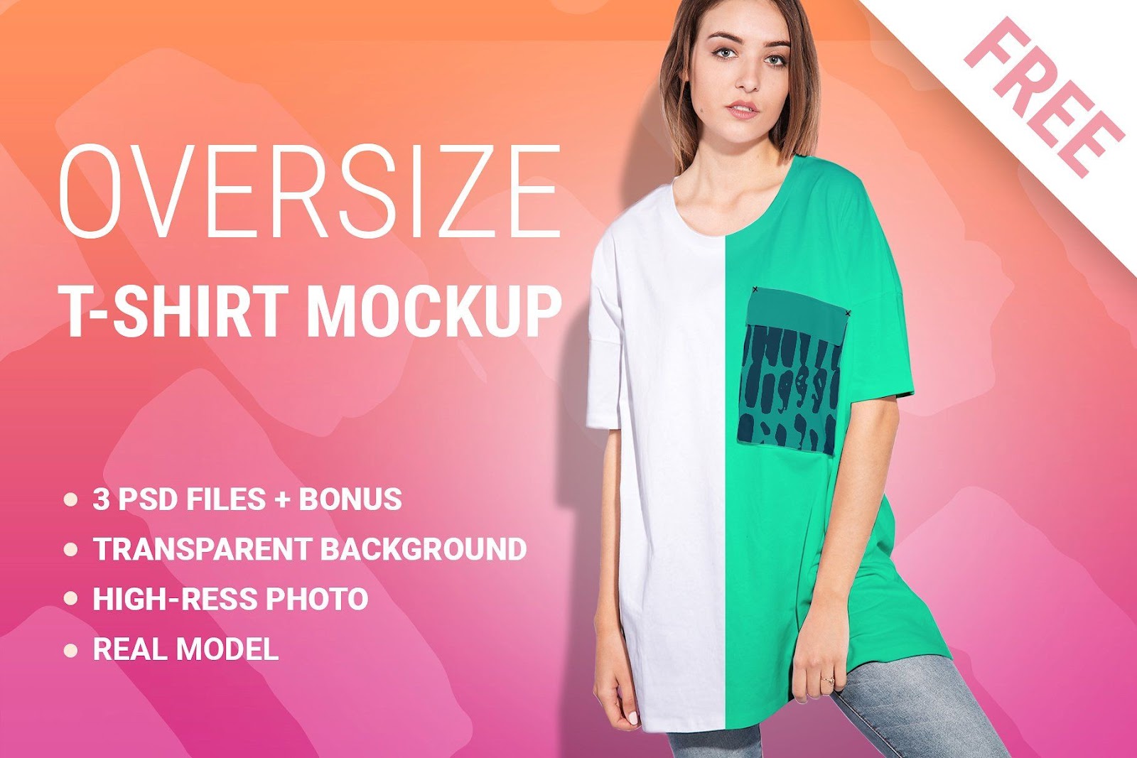 Download Oversize T Shirt Mockup Psd - Free Layered SVG Files ...