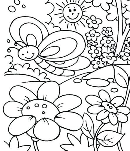 Featured image of post Coloring Sheet Easy Flower Coloring Pages : I think these would look lovely cut out and stuck along the bottom of a window to look like a window box display.