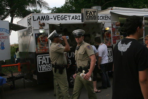 The law eat at Mindil Beach market