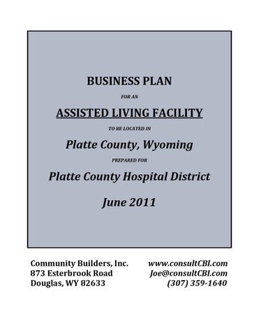 example business plan for mentally disabled group homes