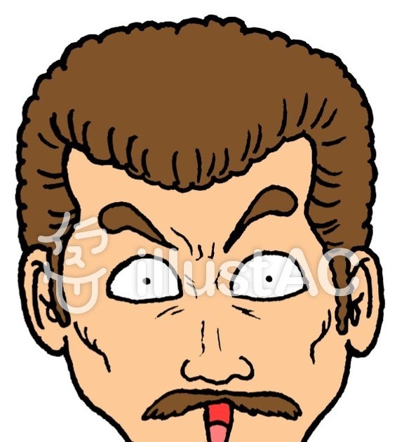 パーマ イラスト 男 Irasutongono無料イラスト画像