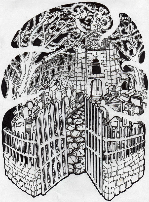Tattoo Designs Uk Women: Graveyard Tattoo Ideas