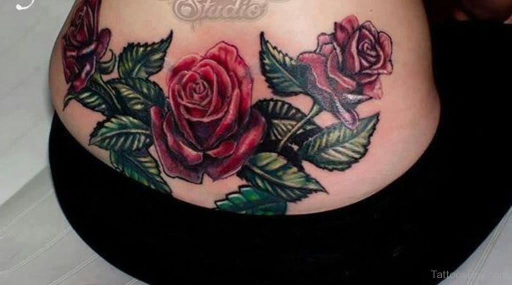 Rose Lower Back Flower Tattoos Best Tattoo Ideas