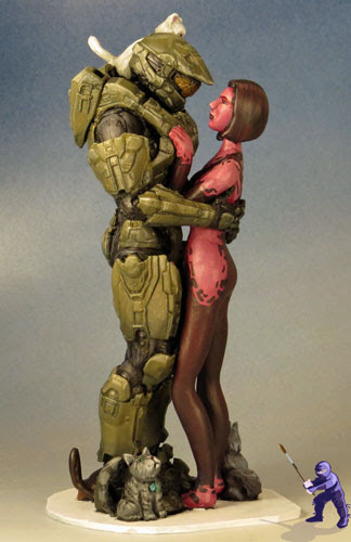 Halo Master Chief Wedding Cake Topper