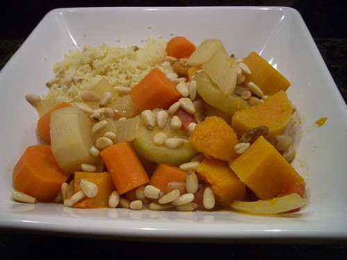 golden root vegetable couscous