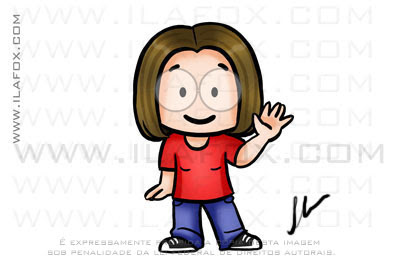 caricatura fofinha, by ila fox