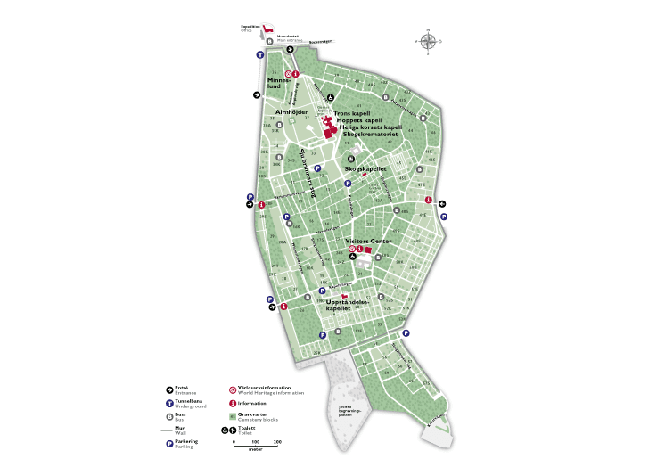 Skogskyrkogården Stockholm Karta | Karta 2020
