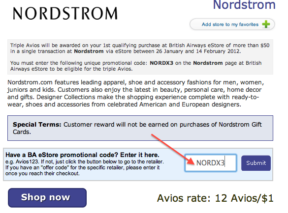 nordstrom split shoe order