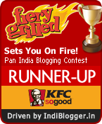 KFC Fiery Grilled IndiBlogger Contest Runner-up