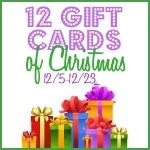 12 Gift Cards of Christmas Giveaway Event