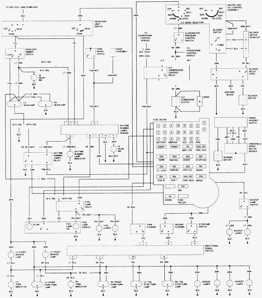 Chevy S10 Electrical Diagram - Wiring Diagram