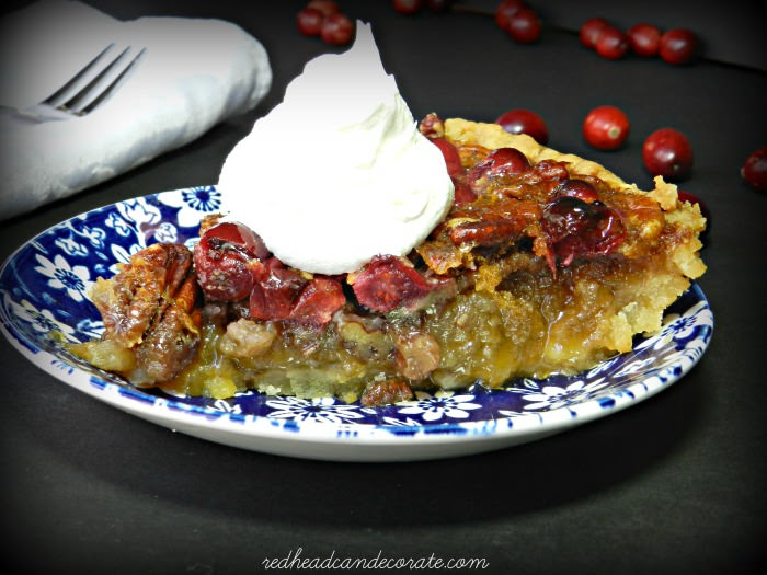 Amazing and festive: Cranberry Pecan Pie