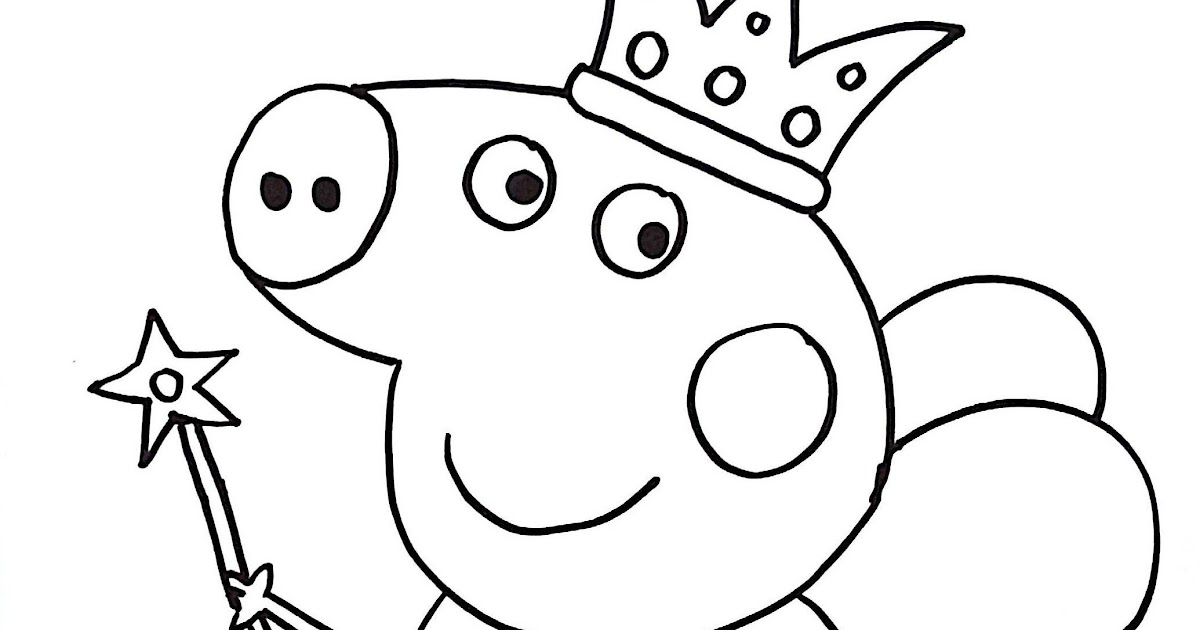 Peppa Pig Valentines Day Coloring Page - Coloring and Drawing