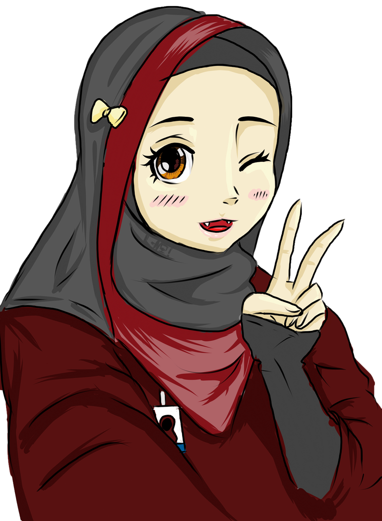  Cute  Hijab  Cartoon  Pic 